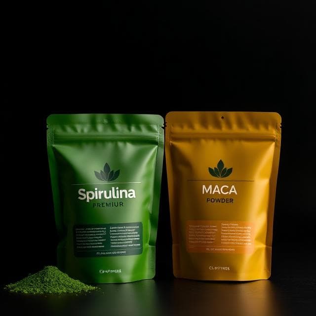 Spirulīnas un makas duo